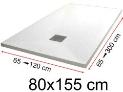 Shower trays - 80 x 155 cm - VULCANO