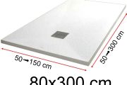 Shower trays - 80 x 300 cm - LISA