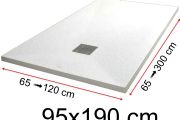 Shower trays - 95 x 190 cm - VULCANO