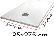 Shower trays - 95 x 275 cm - LISA