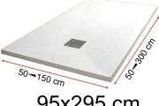 Shower trays - 95 x 295 cm - LISA