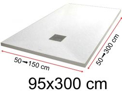 Shower trays - 95 x 300 cm - LISA
