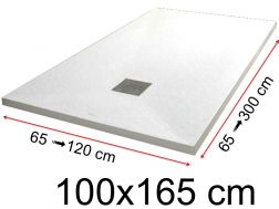 Shower trays - 100 x 165 cm - VULCANO