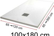 Shower trays - 100 x 180 cm - VULCANO