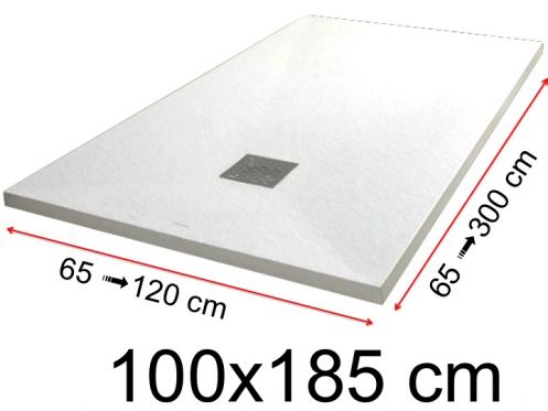 Shower trays - 100 x 185 cm - VULCANO