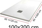 Shower trays - 100 x 200 cm - VULCANO