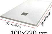 Shower trays - 100 x 220 cm - LISA