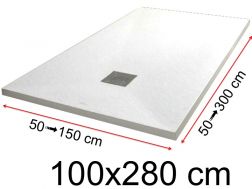Shower trays - 100 x 280 cm - LISA