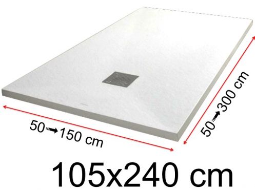 Shower trays - 105 x 240 cm - LISA