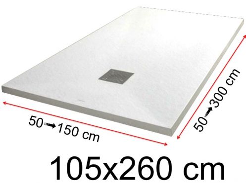 Shower trays - 105 x 260 cm - LISA