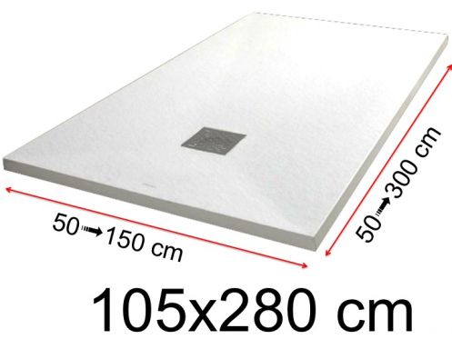Shower trays - 105 x 280 cm - LISA
