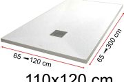 Shower trays - 110 x 120 cm - VULCANO