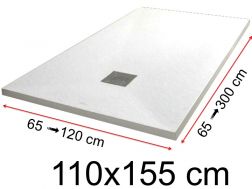 Shower trays - 110 x 155 cm - VULCANO