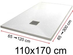 Shower trays - 110 x 170 cm - VULCANO