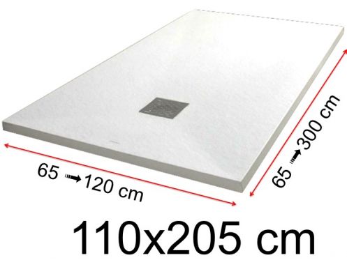 Shower trays - 110 x 205 cm - VULCANO