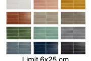 Limit - 6 x 25 cm - Glossy wall tile