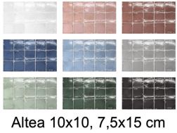 ALTEA 10x10, 7,5x15 cm - Glossy wall tile