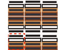 Domino Warm 20x20 cm - Tiles, cement tile look