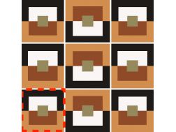 Punkt Warm 20x20 cm - Tiles, cement tile look