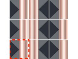 Strich Cold 20x20 cm - Tiles, cement tile look