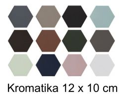 kromatika 11,6 x 10,1 cm - Floor tiles, hexagonal, matt pastel colors