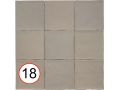 ATELIER 10x10 cm - wall tile, zellige style.