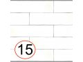 ATELIER 6.2x25 cm - wall tile, zellige style.