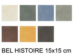BEL HISTOIRE 15x15 cm - Floor tiles, cement tile look