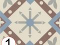 CHARLES 15x15 cm - Floor tiles, cement tile look