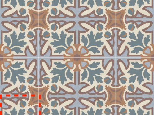 ELOISE 15x15 cm - Floor tiles, cement tile look