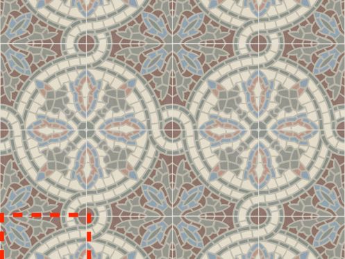 EUGENIE 15x15 cm - Floor tiles, cement tile look