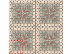 FELIX 15x15 cm - Floor tiles, cement tile look