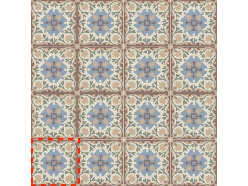 JULES 15x15 cm - Floor tiles, cement tile look