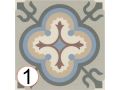 LUCIEN 15x15 cm - Floor tiles, cement tile look