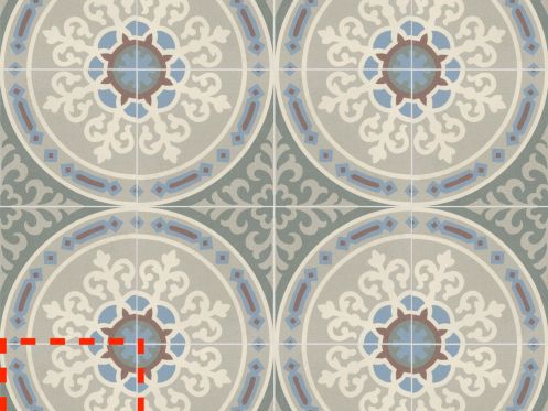 MABEL 15x15 cm - Floor tiles, cement tile look