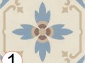 PAULA 15x15 cm - Floor tiles, cement tile look