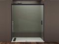 Sliding shower door, 100 x 195 cm, fixed glass with sliding door - SPEED 210
