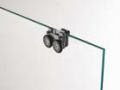 Sliding shower door, 100 x 195 cm, fixed glass with sliding door - SPEED 210