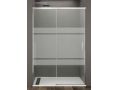 Sliding shower door, 100 x 195 cm, fixed glass with sliding door - SPEED 210