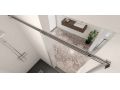 Sliding shower door, behind a wall - VA211