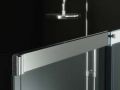 Sliding shower door, behind a wall - VA211