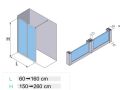 Fixed wall, black aluminum profile - ATELIER ALU 2002