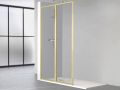 Fixed wall, black aluminum profile - ATELIER ALU 2002