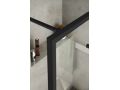 Fixed wall, black aluminum profile - ATELIER ALU 2002