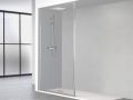 Shower screen, black aluminum profile - ATELIER ALU 2016