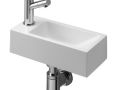 Washbasin, 15 x 32 cm, tap on the right - RECTO 32 A