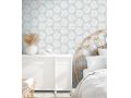 Habitania Flora - 21 x 25 cm - Floor and wall tiles, hexagonal matte aged finish