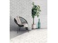 Habitania Kristi - 21 x 25 cm - Floor and wall tiles, hexagonal matte aged finish