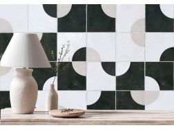 Florentina Luna Patchwork 15 x15 cm - Floor and wall tiles, matte aged finish