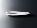 Design washbasin, countertop, 84x38 cm, in Aluite Matt Mineral Marble - FIRST